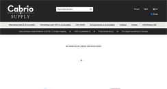 Desktop Screenshot of cabriosupply.com