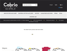 Tablet Screenshot of cabriosupply.com